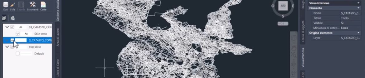 Cartografia catastale in Civil 3D